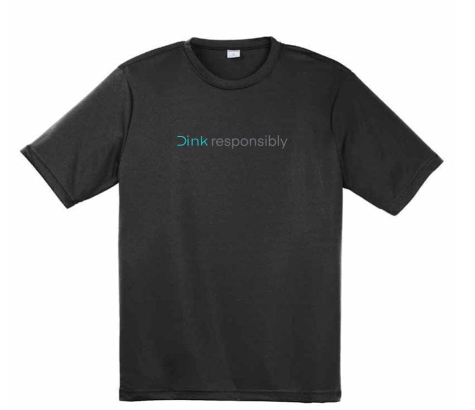 Short Sleeve Dink responsibly Tee The Dinkery Pickleball Shop 